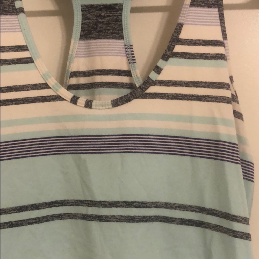Multicolor striped lululemon racerback - Picture 2 of 5